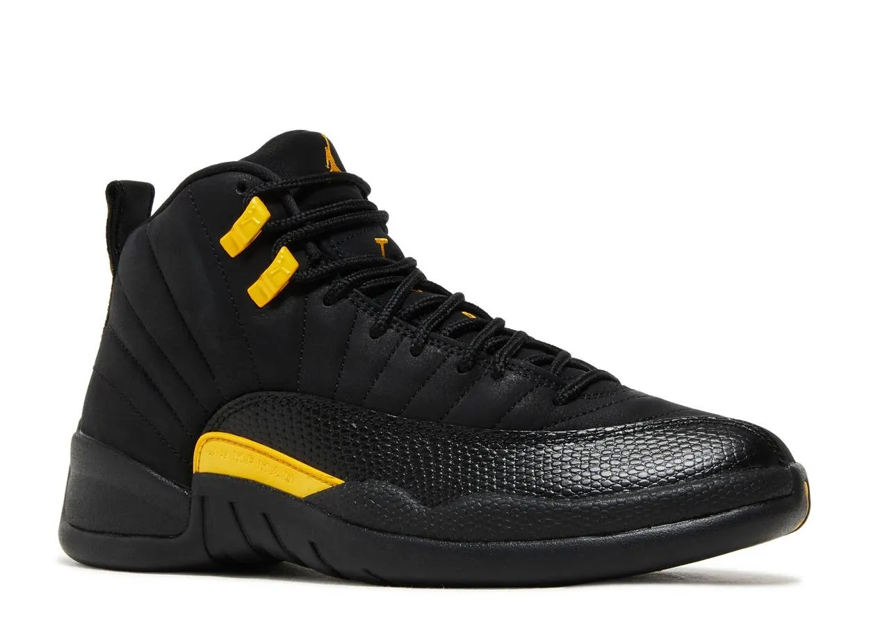 Air Jordan 12 Black Taxi фото
