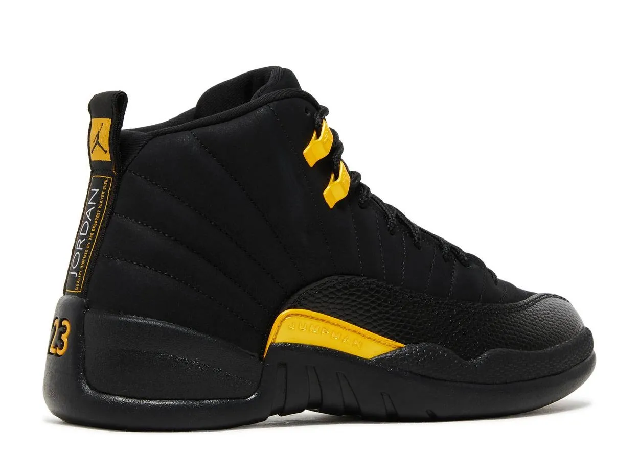 Air Jordan 12 Black Taxi фото
