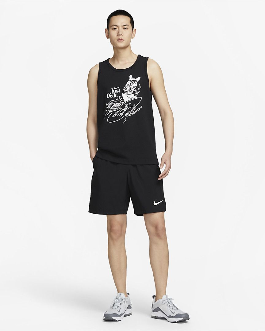 Raccoon Surfer Tank Top Black фото