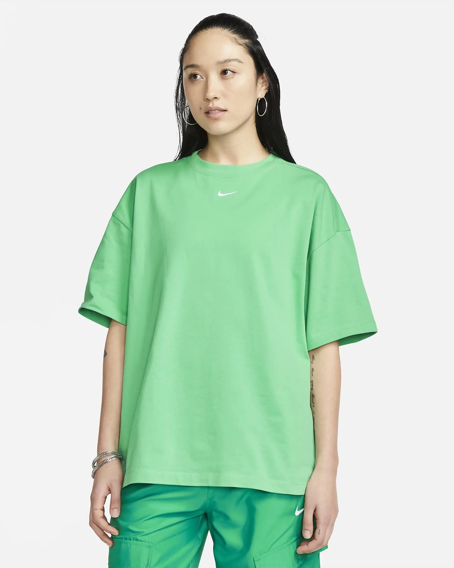 Essentials Oversize Tee Green