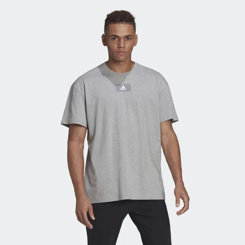 Essentials Feelvivid Drop Shoulder Tee Grey