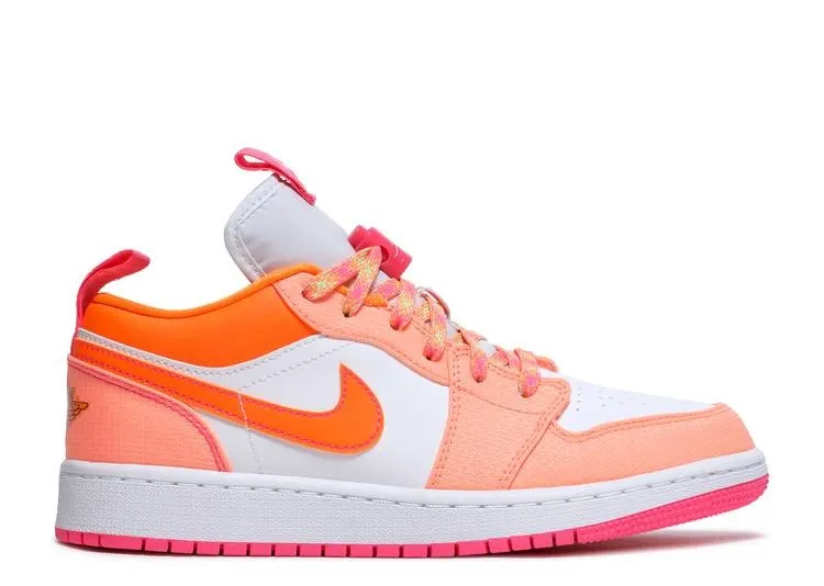 Air Jordan 1 Low Utility GS Crimson Pulse фото