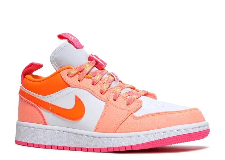 Air Jordan 1 Low Utility GS Crimson Pulse фото