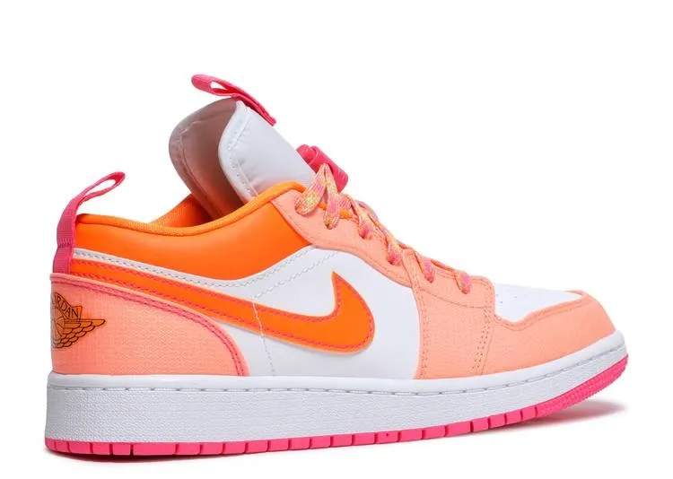 Air Jordan 1 Low Utility GS Crimson Pulse фото