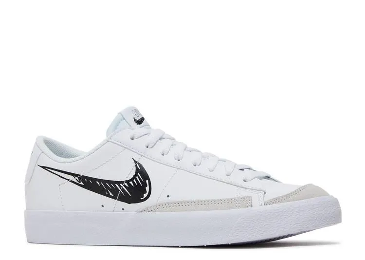 Blazer Low'77 GS Sketch White Black фото