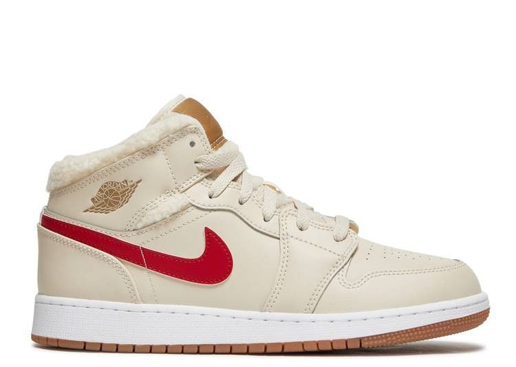 Air Jordan 1 Mid Utility GS Fleece фото