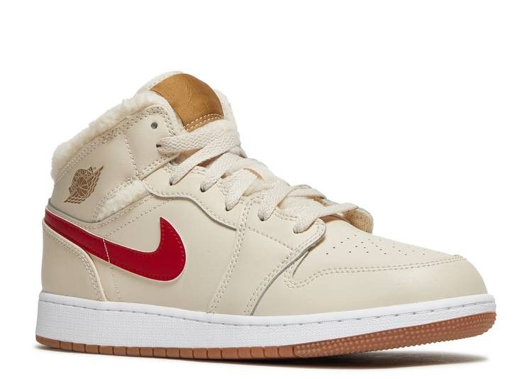Air Jordan 1 Mid Utility GS Fleece фото