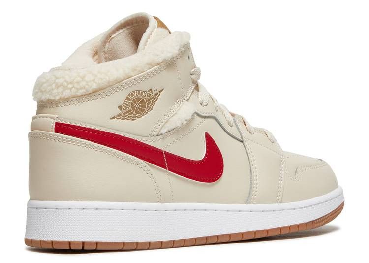 Air Jordan 1 Mid Utility GS Fleece фото