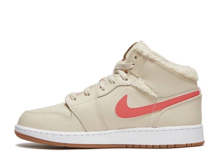 Air Jordan 1 Mid Utility GS Fleece фото