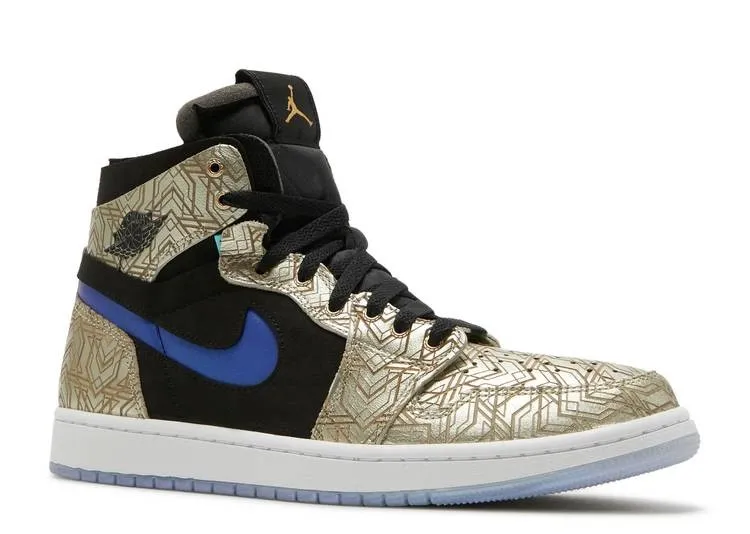 Air Jordan 1 High Zoom Comfort Gold Laser фото