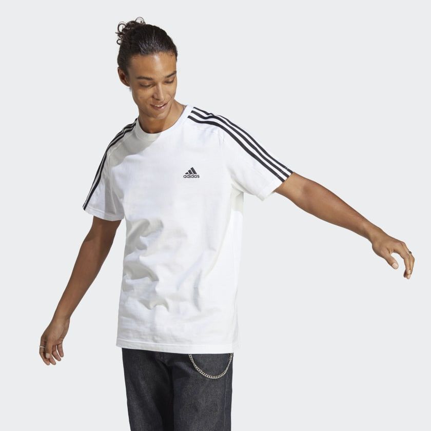 3-Stripes Jersey Tee White фото