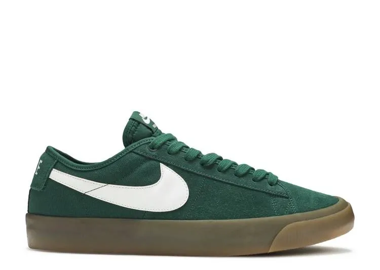 Низкие кроссовки Nike Blazer Low GT SB Green Gum (Зелёный) Унисекс