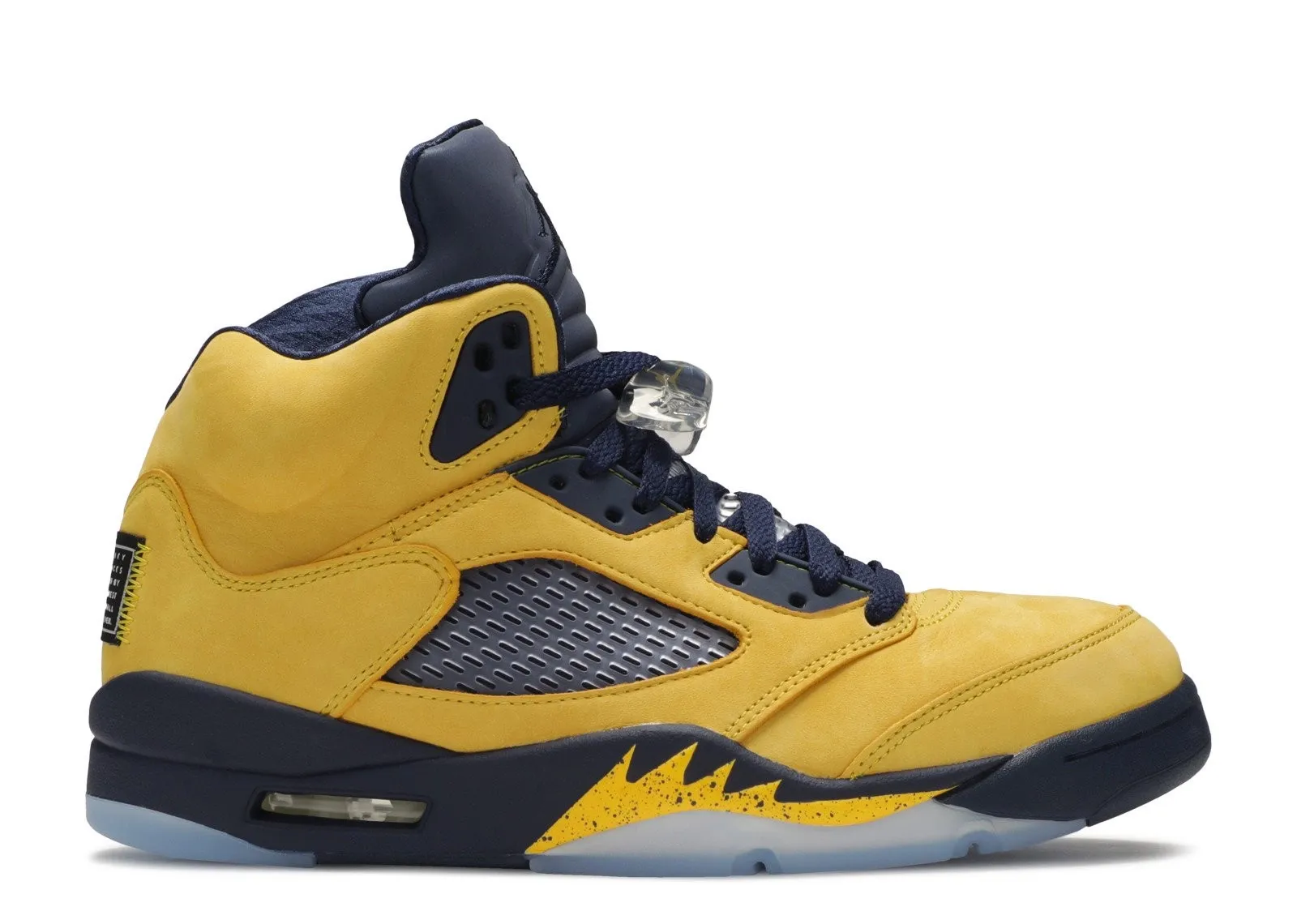 Air Jordan 5 Nike AJ V 5 SP 'Amarillo' (Michigan) (2019) фото