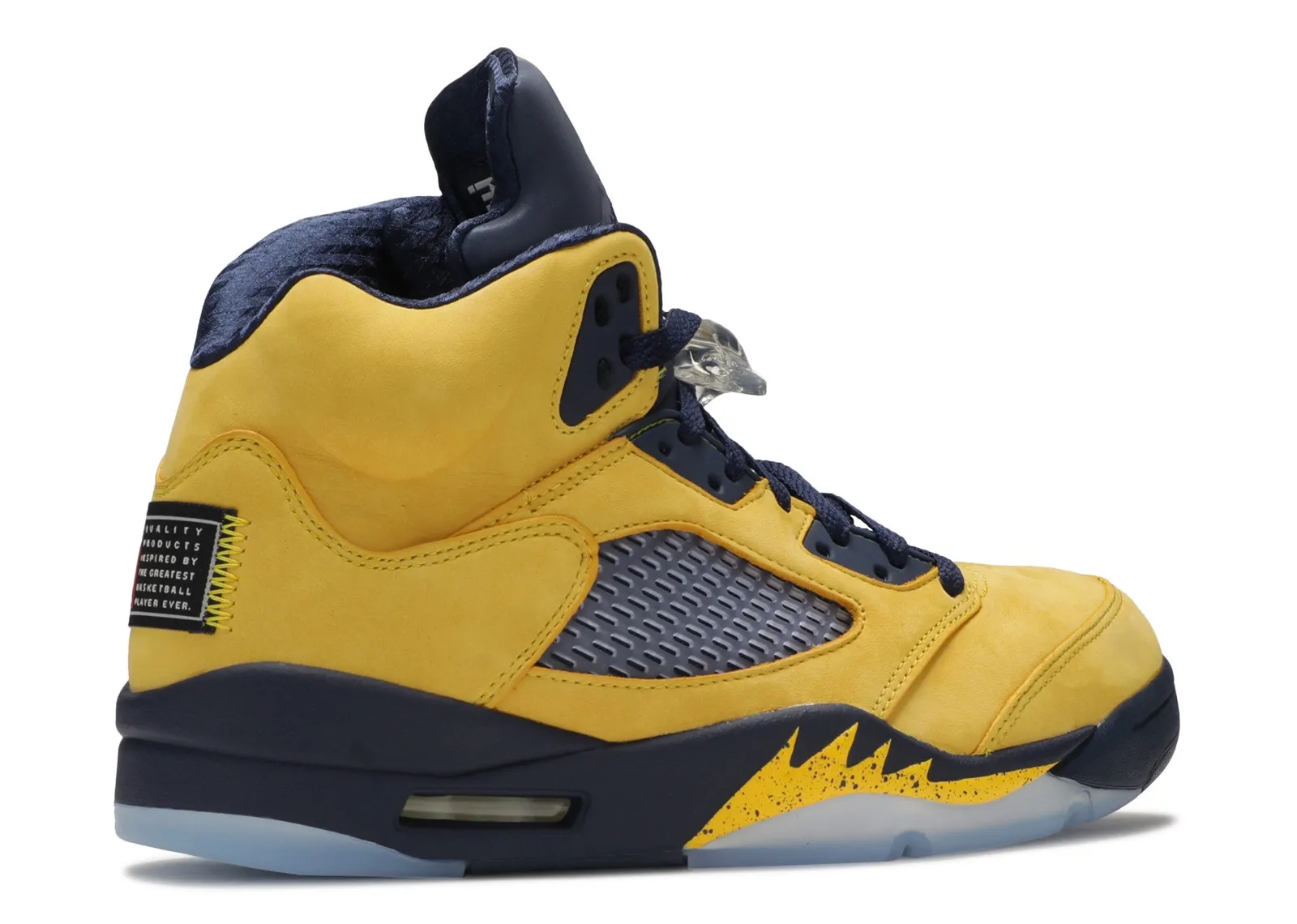 Air Jordan 5 Nike AJ V 5 SP 'Amarillo' (Michigan) (2019) фото