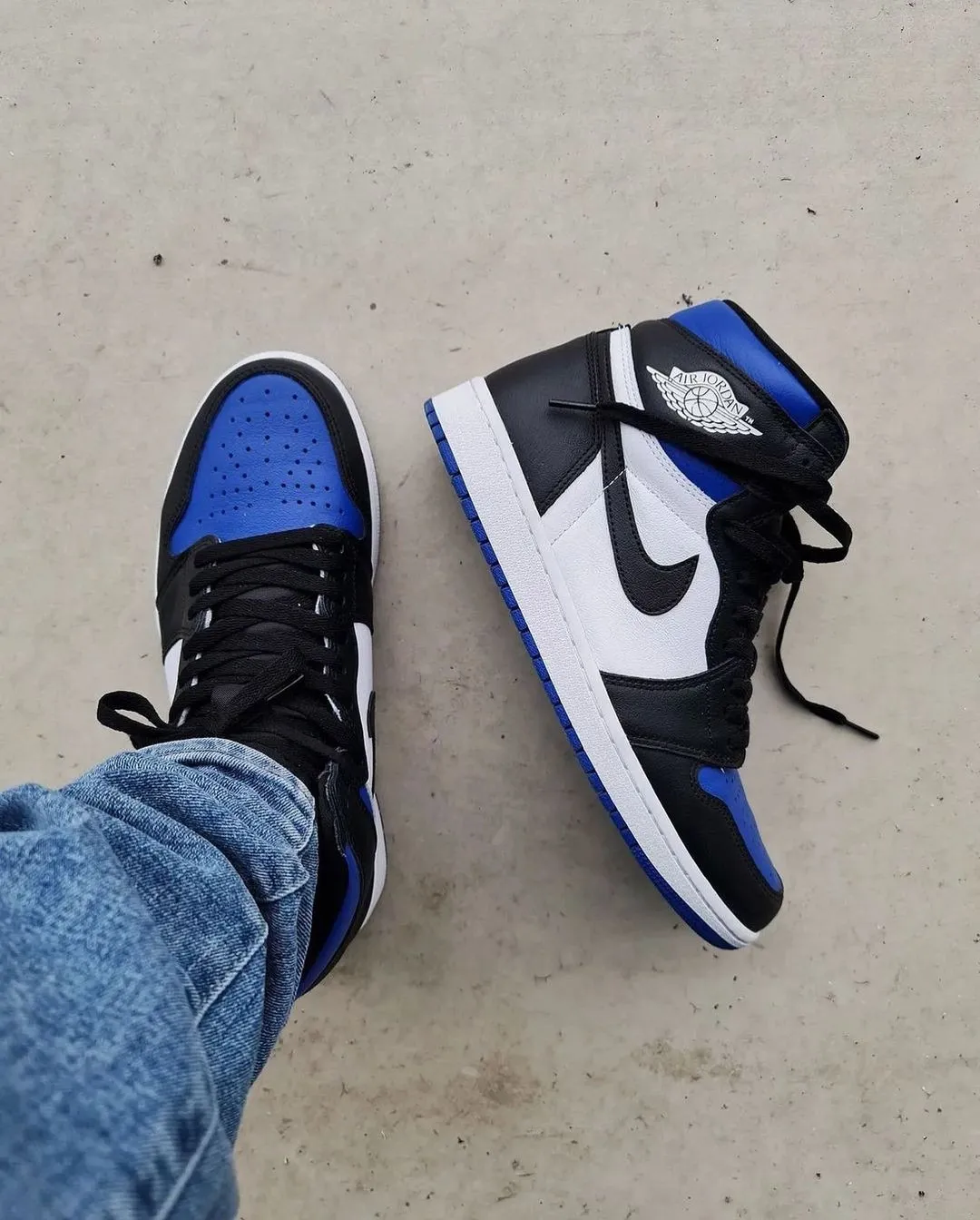 Air Jordan 1 High Royal Toe (2020) фото