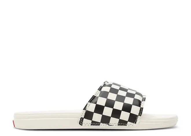 Vans La Costa Slide On Checkerboard Marshmallow
