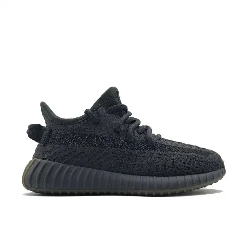 Кроссовки Adidas Yeezy Boost 350 V2 Kids Cinder (Чёрный) Детский