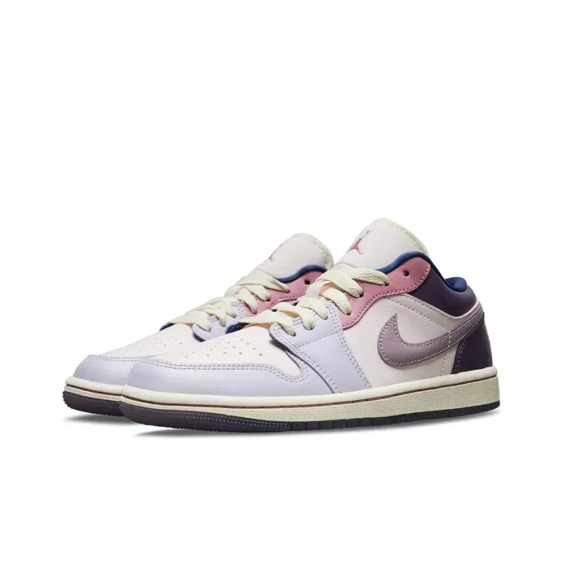 Air Jordan 1 Low Pastel Purple Kids фото