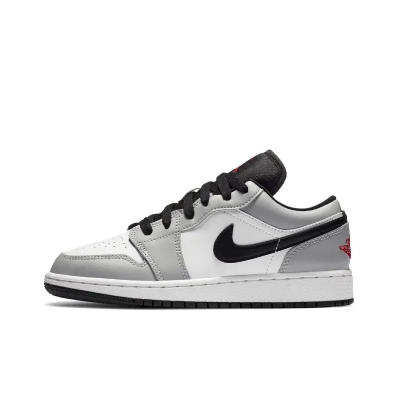 Air Jordan 1 Low Light Smoke Grey Kids фото