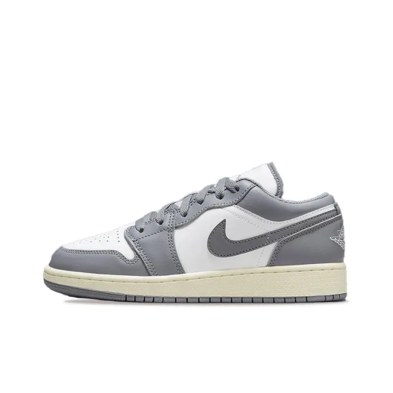 Air Jordan 1 Low Vintage Grey Kids фото