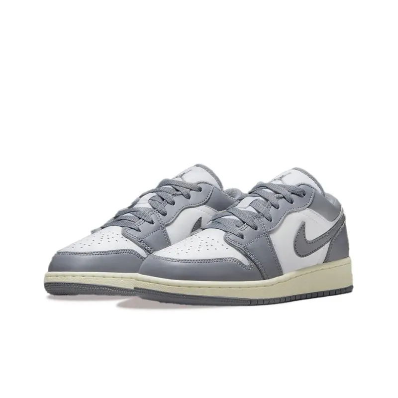 Air Jordan 1 Low Vintage Grey Kids фото