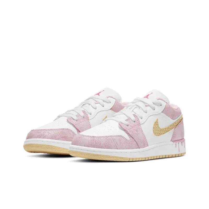 Air Jordan 1 Low Paint Drip Kids фото