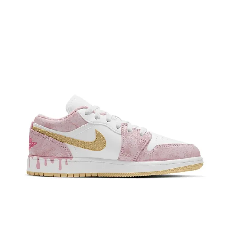 Air Jordan 1 Low Paint Drip Kids фото