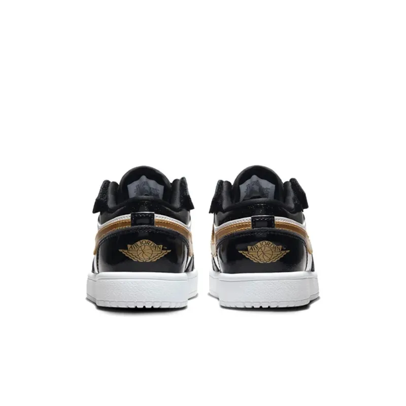 Air Jordan 1 Low Gold Toe Kids фото