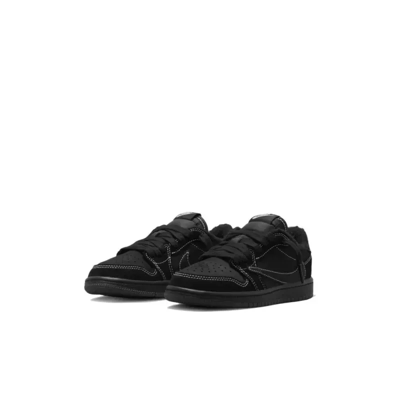 Air Jordan 1 Low X Travis Scott Black Phantom Kids фото