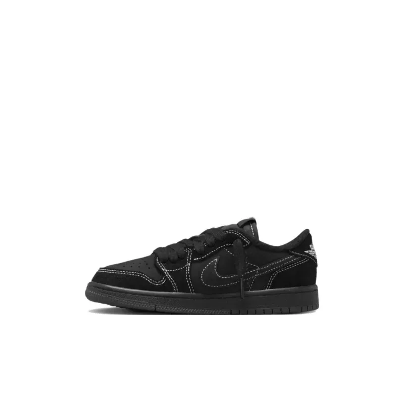 Air Jordan 1 Low X Travis Scott Black Phantom Kids фото