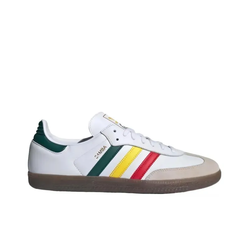 Кроссовки Adidas Samba Rasta White (Белый) Унисекс