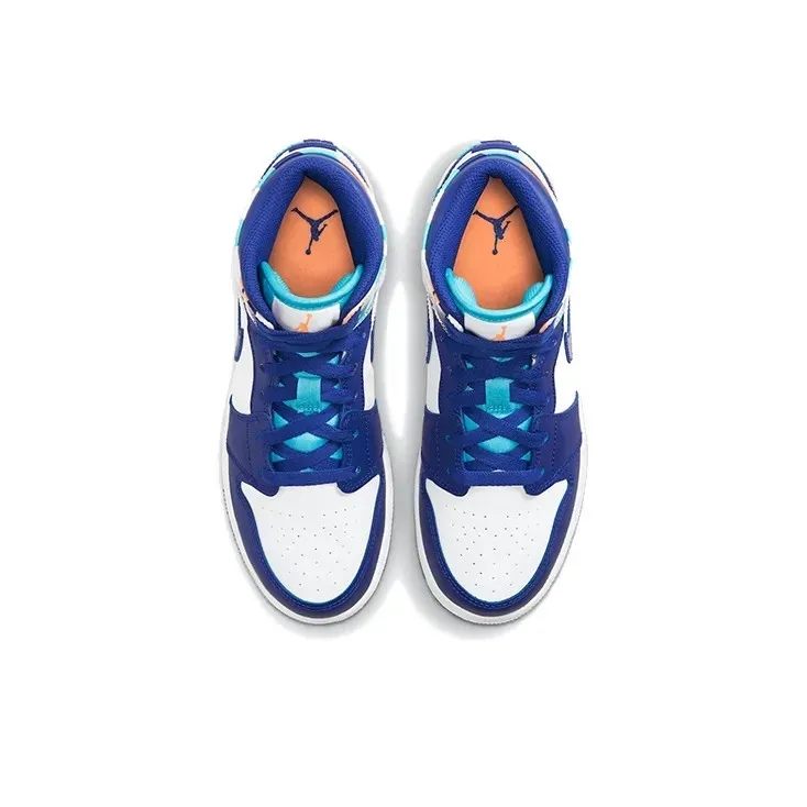 Air Jordan 1 Mid GS Geometric Pint фото