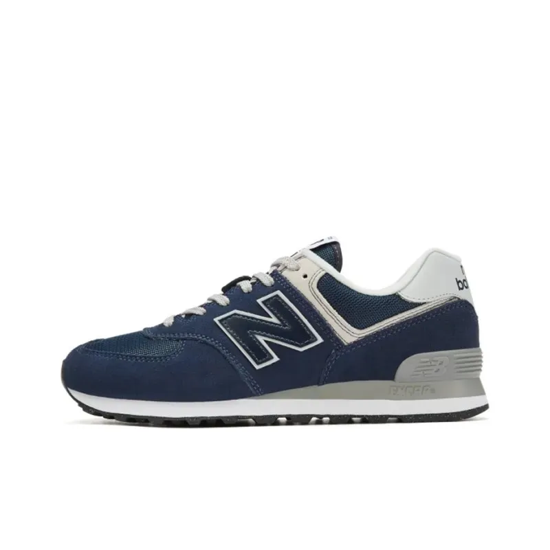 Кроссовки New Balance 574 Navy White (Тёмно-синий) Унисекс