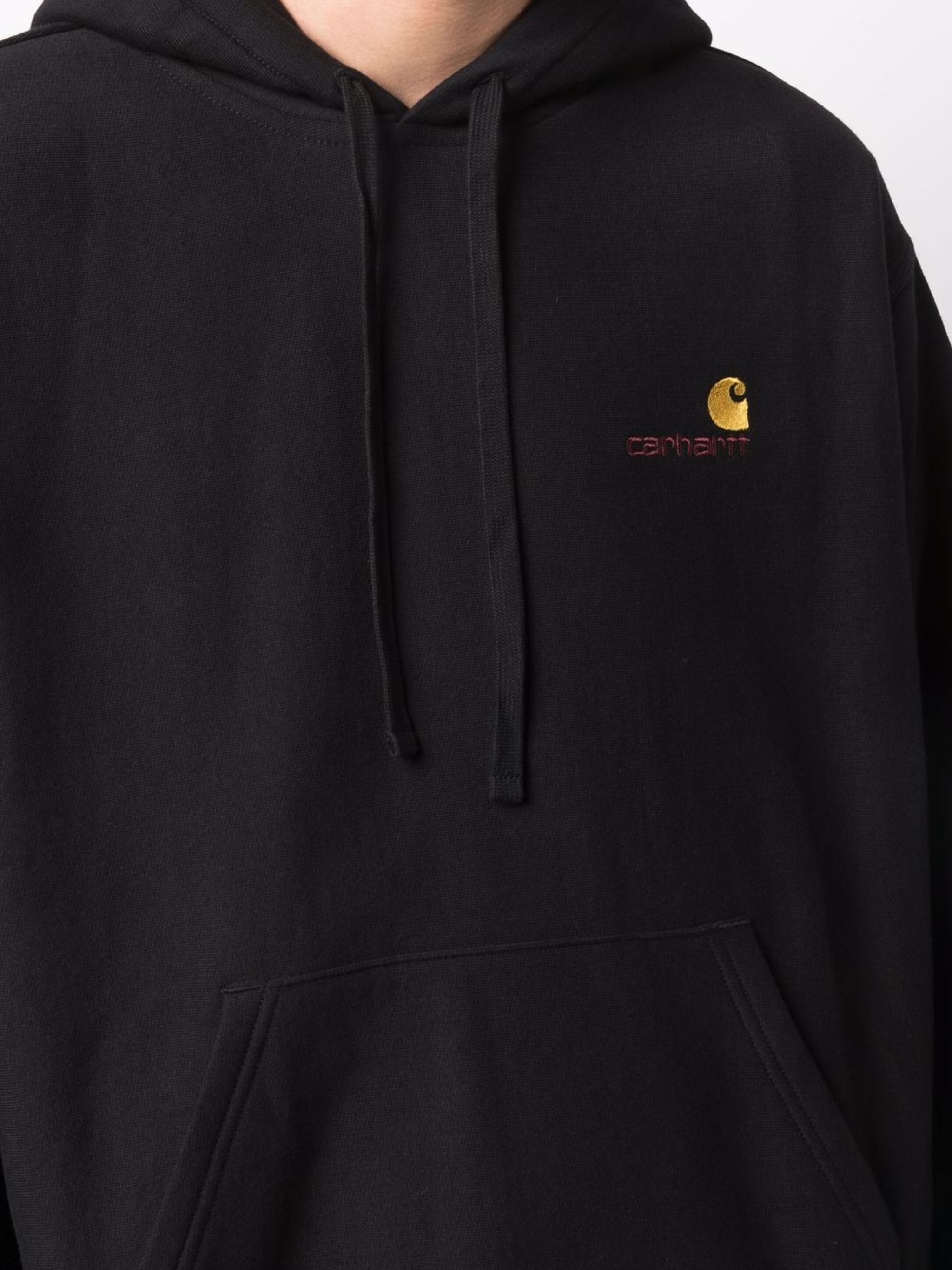 WIP Logo Embroidered Long-Sleeved Hoodie фото