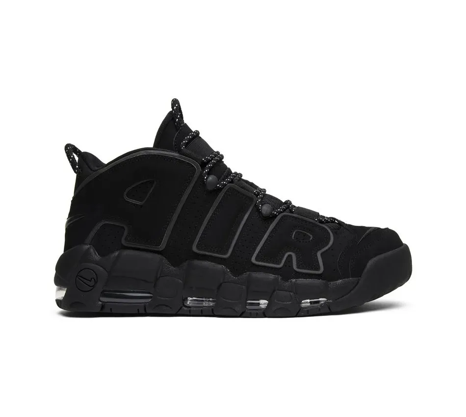 Высокие кроссовки Nike Uptempo Reflective (Чёрный) Унисекс