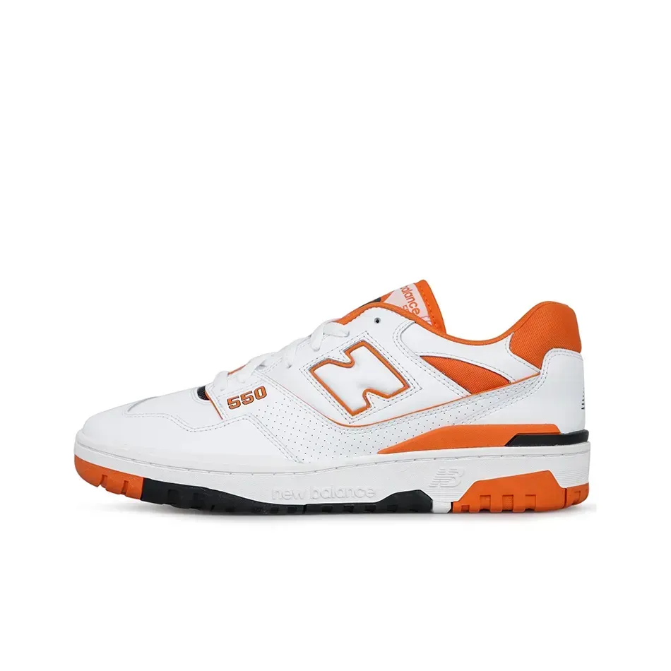Кроссовки New Balance  550 'Varsity Orange' (Белые) Унисекс