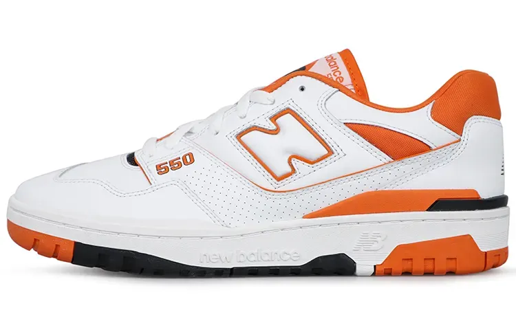 Кроссовки New Balance  550 'Varsity Orange' (Белые) Унисекс