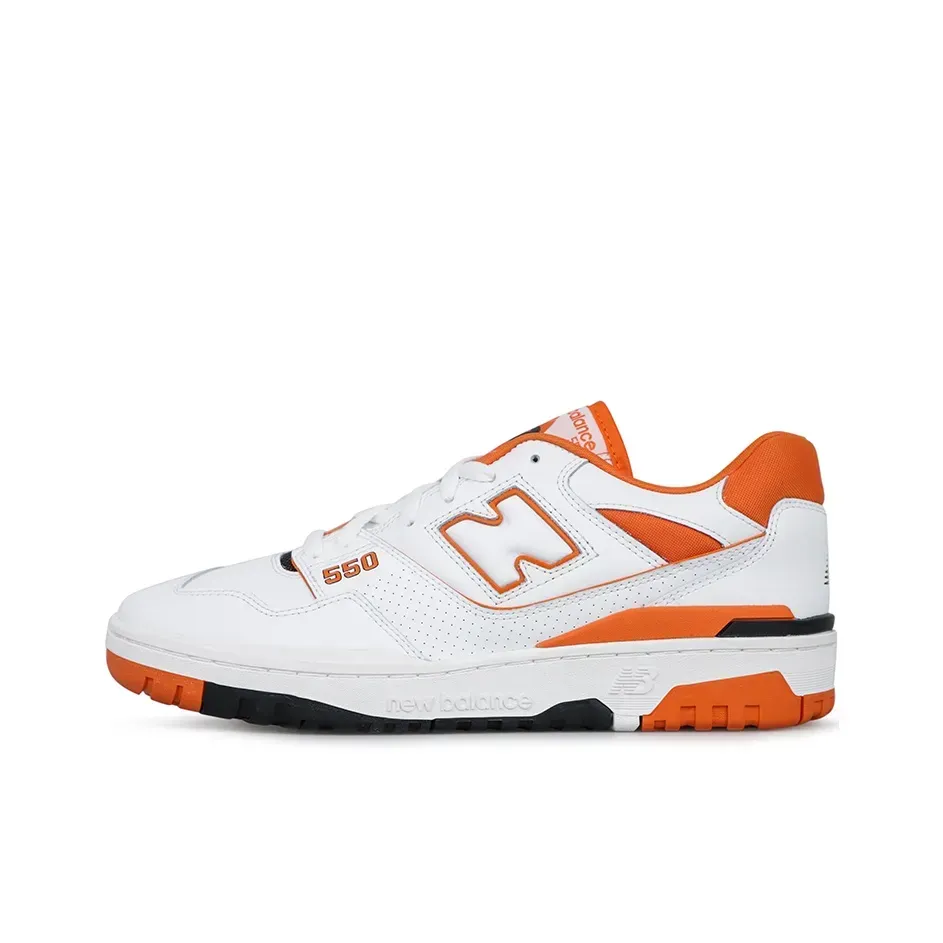 Кроссовки New Balance  550 'Varsity Orange' (Белые) Унисекс
