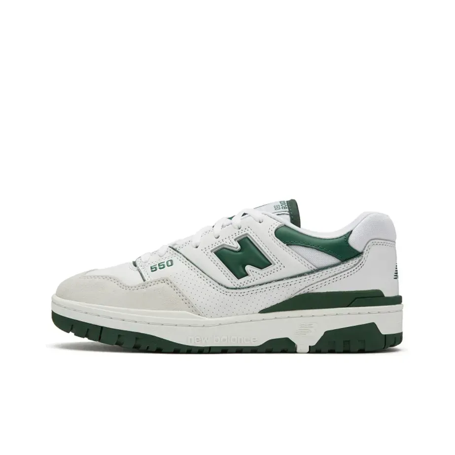 Кроссовки New Balance  550 'White Green' (Белые) Унисекс