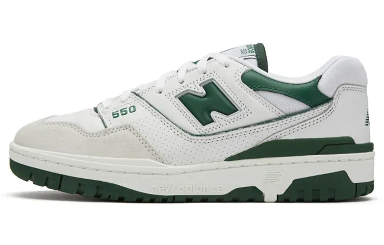Кроссовки New Balance  550 'White Green' (Белые) Унисекс
