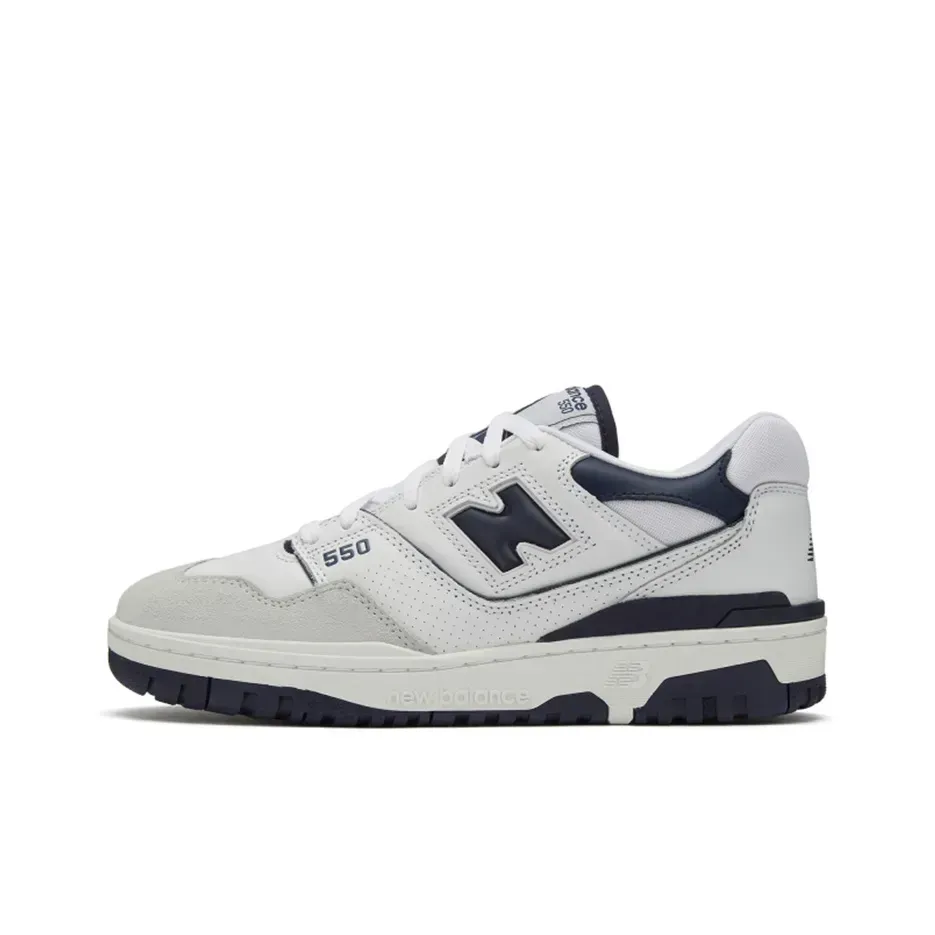 Кроссовки New Balance 550 'White Navy' (Белые) Унисекс Кроссовки New Balance 550 'White Navy' (Белые) Унисекс