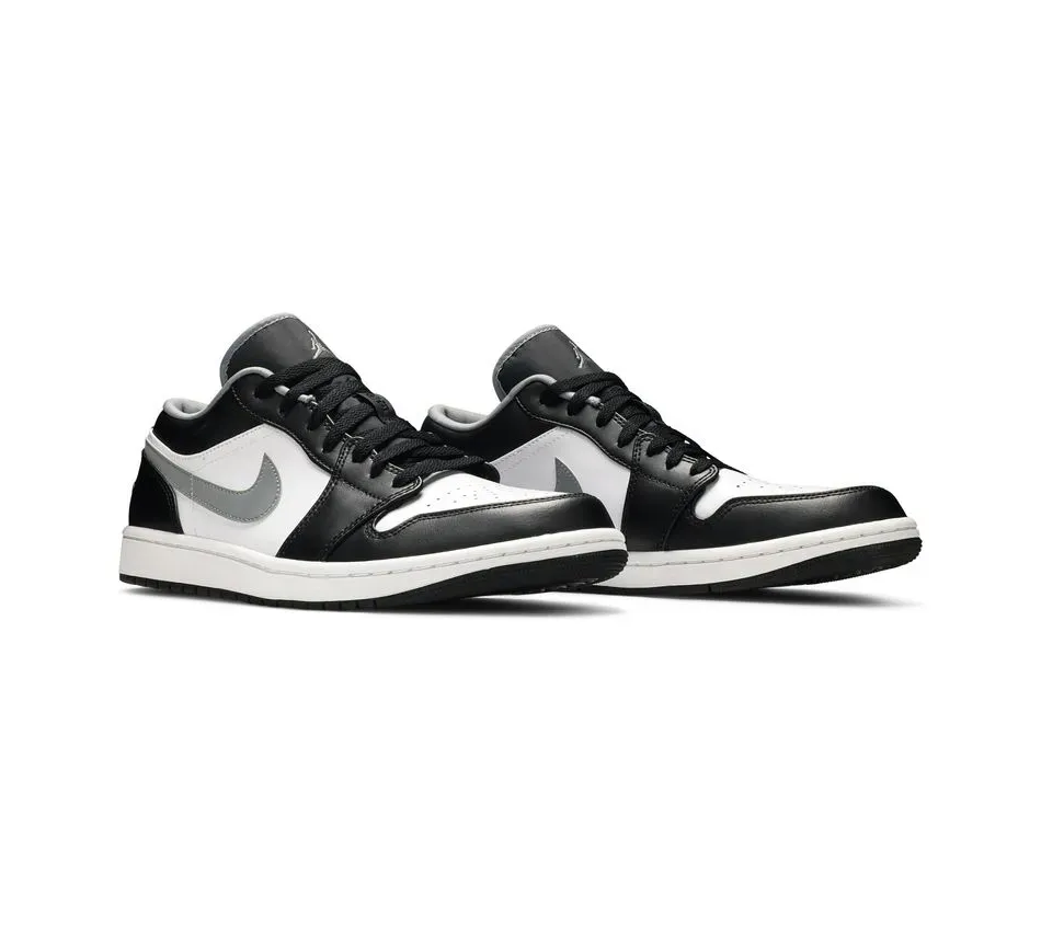 Air Jordan 1 Low Black Medium Grey фото