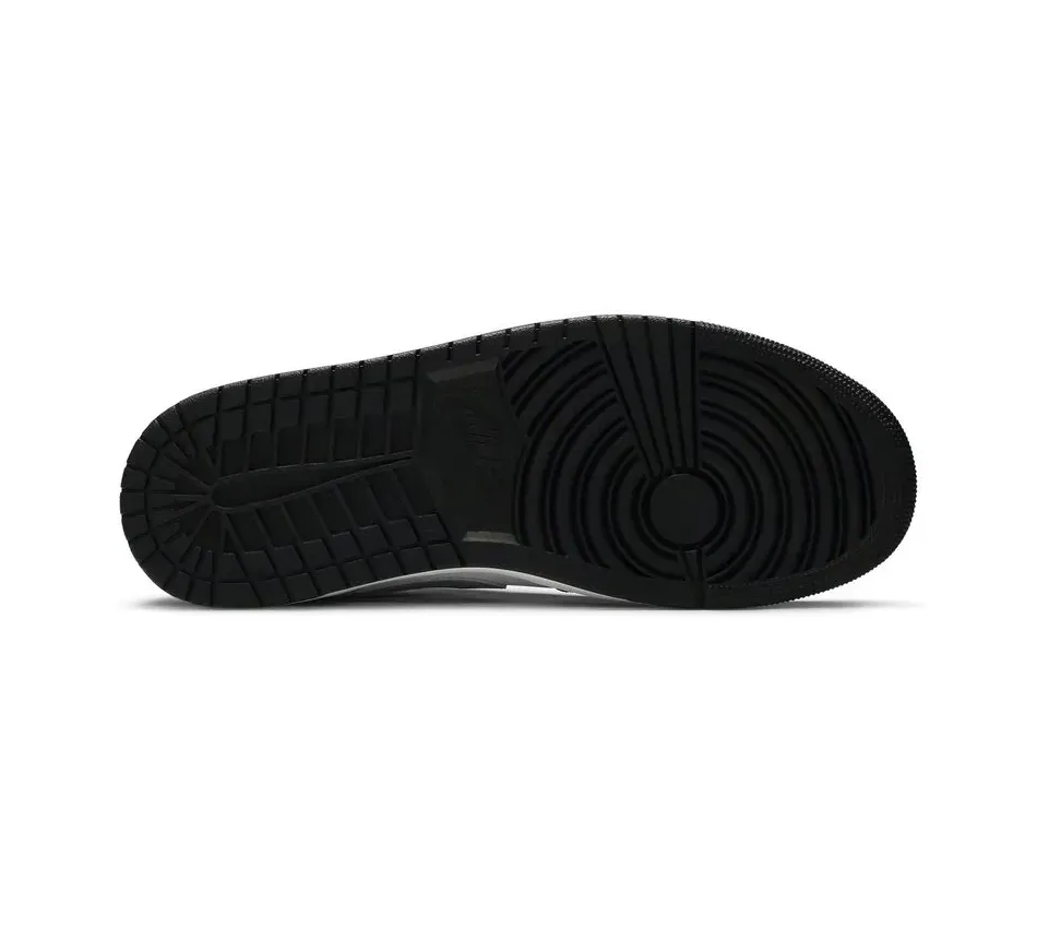 Air Jordan 1 Low Black Medium Grey фото