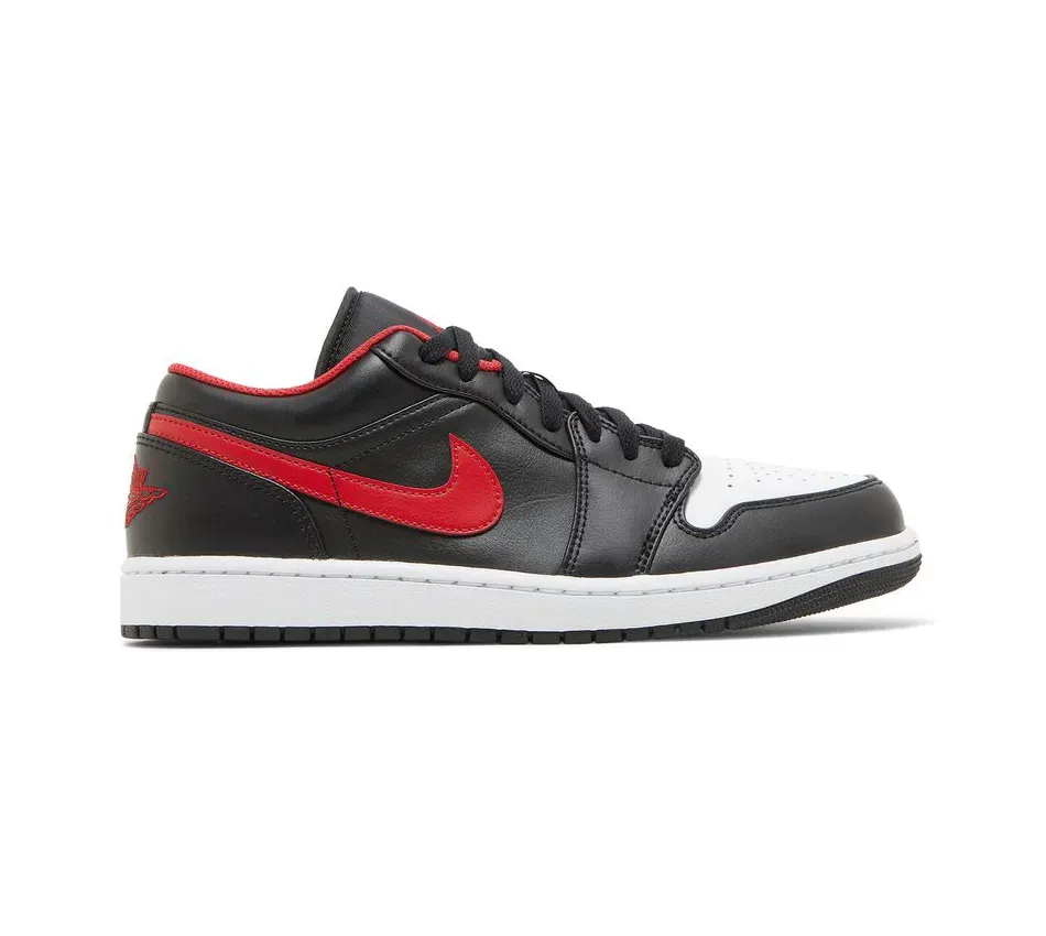 Низкие кроссовки Air Jordan 1 Low White Toe (Чёрный) Унисекс