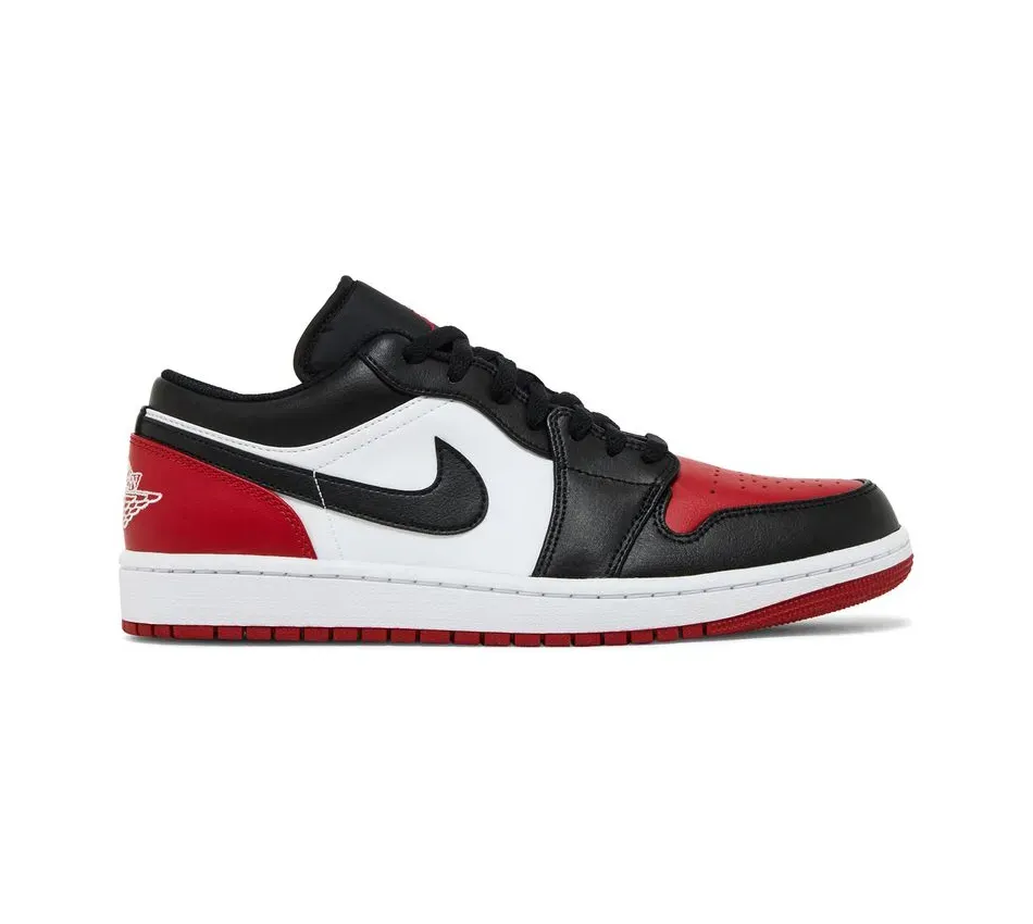 Air Jordan 1 Low Bred Toe 2.0 фото