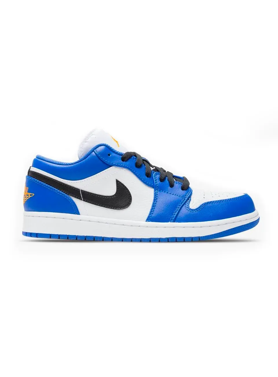 Air Jordan 1 Low Hyper Royal Orange Peel фото