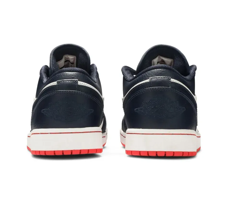 Air Jordan 1 Low Obsidian Ember Glow фото