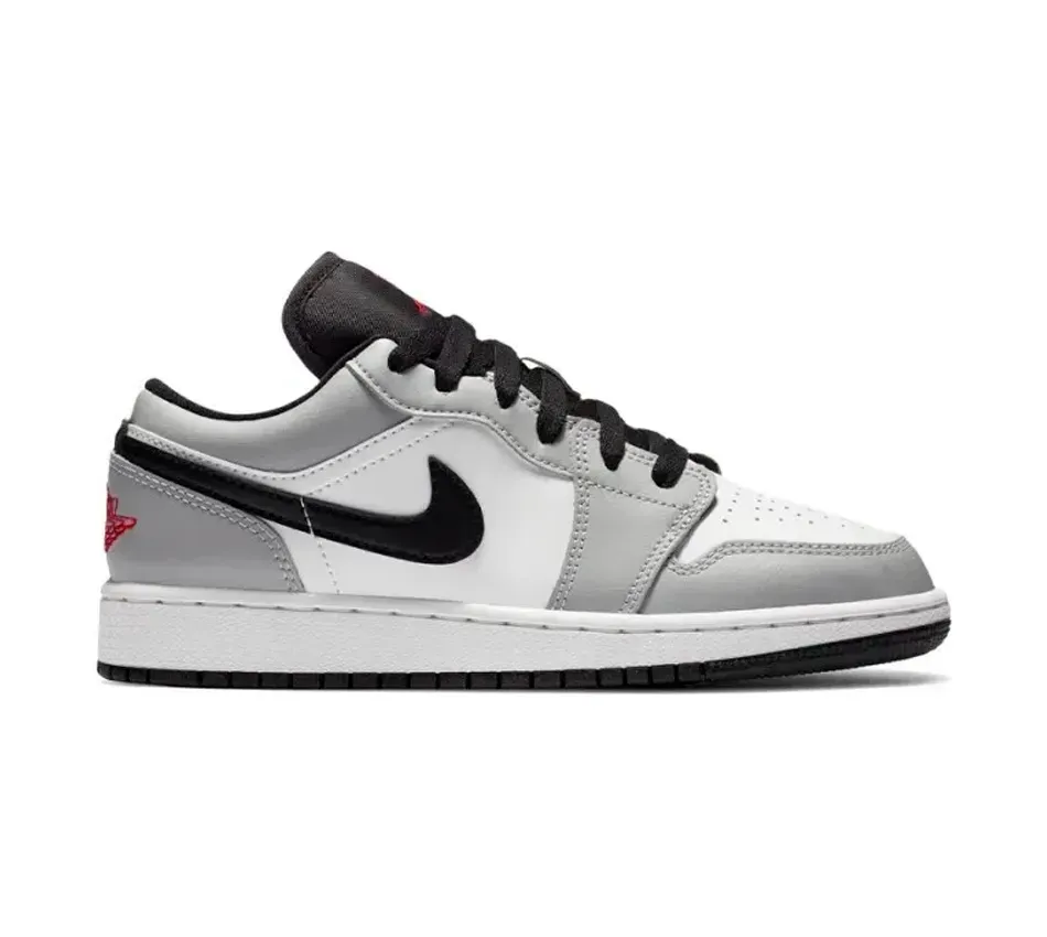 Кроссовки Air Jordan Air Jordan 1 Low Light Smoke Grey Kids (Серый) Детский