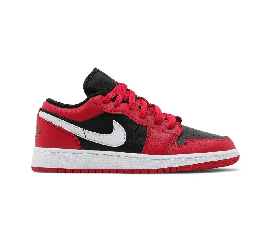 Air Jordan 1 Low GS Black Very Berry фото