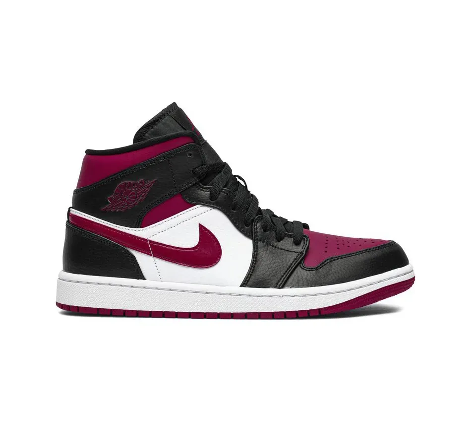 Air Jordan 1 Mid 'Bred Toe' (2019) фото